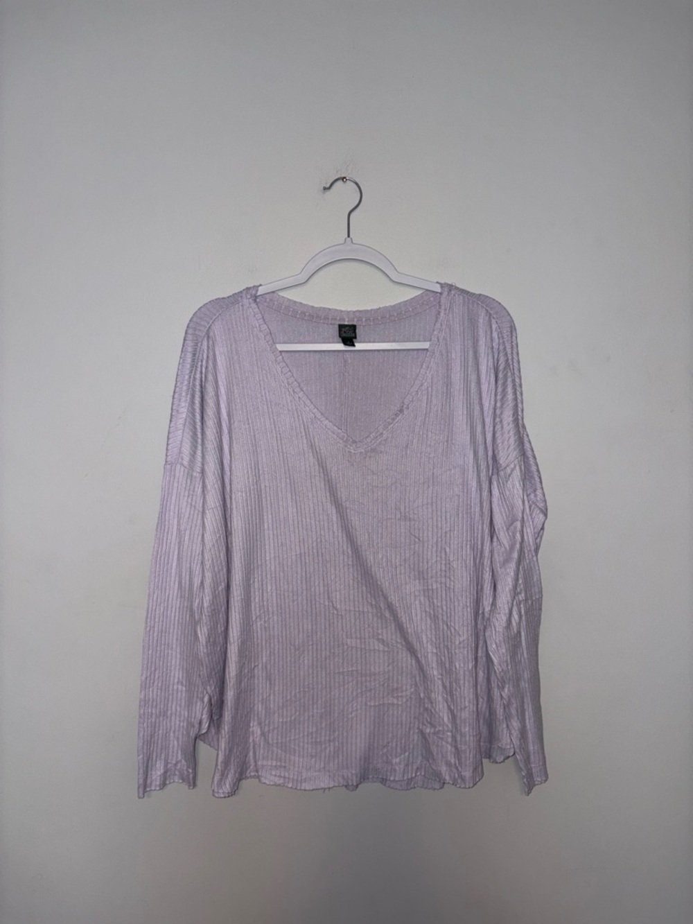 Wild Fable ~ Purple Ribbed Longsleeve